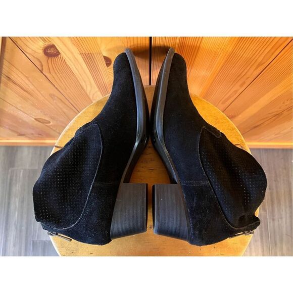 Jessica Simpson Womens Size 8M Black Suede Ankle Boots - Picture 5 of 7
